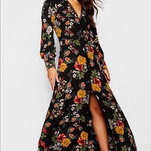 Floral button down Maxi